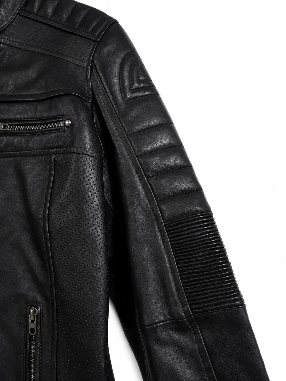 🖤Classic Black All Leather Moto Jacket🖤 - Picture 4 of 5